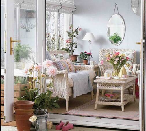 Keeps Artificial Hanging Flower on Sofa Side